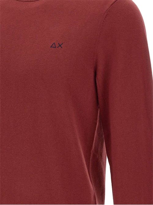 Maglia uomo girocollo bordeaux SUN 68 | K4514135